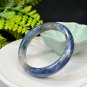Lepidolite Kyanite Bangle 57MM Flash Icy Translucent Blue