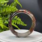 Silicified Jade Bangle 52MM Porcelain Luster Crystallization Multicolored