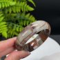 Silicified Jade Bangle 52MM Porcelain Luster Crystallization Multicolored