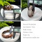 Silicified Jade Bangle 52MM Porcelain Luster Crystallization Multicolored