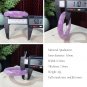 Rare Spodumene Bangle 50MM Icy Starlight Cat's Eye Lavender Purple