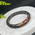 South Red Agate Bangle 61MM Crystallization Red White