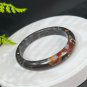 South Red Agate Bangle 61MM Crystallization Red White