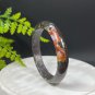 South Red Agate Bangle 61MM Crystallization Red White
