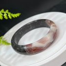 South Red Agate Bangle 61MM Crystallization Red White