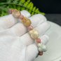 Alxa Agate Bracelet Porcelain Luster Multi-color Jadify Carved Heart-shaped Radish Cute Bunny