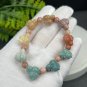 Alxa Agate Bracelet Porcelain Luster Multi-color Jadify Carved Heart-shaped Radish Cute Bunny
