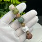 Alxa Agate Bracelet Porcelain Luster Multi-color Jadeification Carved Lion Dance Heads