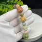 Alxa Agate Bracelet Porcelain Luster Multi-color Jadeification Carved Lion Dance Heads