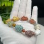 Alxa Agate Bracelet Porcelain Luster Multi-color Jadeification Carved Cute Flying Bunny