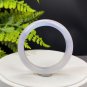 Gradient Purple Agate Bangle 55MM Icy Translucent Floating Flower