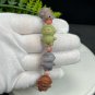 Alxa Agate Bracelet Matte Multi-color Carved Cute Piggy Astronauts