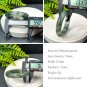 Phantom Quartz Bangle 54MM Icy Translucent Matte Green Multi-inclusions Ghost Crystal