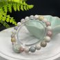 Alxa Agate Beaded Bracelet 10mm Porcelain Luster Multi-color Carved Lion Dance Head