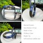 Lepidolite Kyanite Bangle 63+MM Flash Icy Translucent Blue