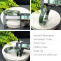 Green Phantom Quartz Bangle 57+MM Icy Translucent Multi-inclusions Ghost Crystal