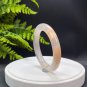 Orange Rhodonite Bangle 58MM Icy Translucent Celestial Eye Ink Painting Style