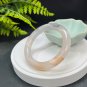 Orange Rhodonite Bangle 58MM Icy Translucent Celestial Eye Ink Painting Style