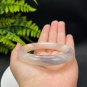 Orange Rhodonite Bangle 58MM Icy Translucent Celestial Eye Ink Painting Style