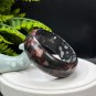 Black Plum Blossom Jade Bangle 60MM Crystallization Red White Flowers Pattern