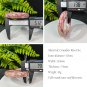 Rare Cinnabar Raw Ore Bangle 51MM Red White Gradient