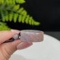 Fossilized Coral Pendant Necklace Jadeification Medium Pink Chunky Round