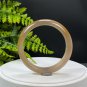 Honey Sugar Agate Bangle 60MM Icy Translucent Cornucopia Geode