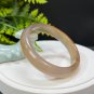 Honey Sugar Agate Bangle 60MM Icy Translucent Cornucopia Geode