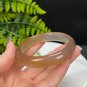 Honey Sugar Agate Bangle 60MM Icy Translucent Cornucopia Geode