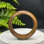 Golden Silk Tigerite Bangle 60MM Unique Vintage Disorderly Lines
