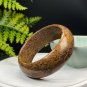 Golden Silk Tigerite Bangle 60MM Unique Vintage Disorderly Lines