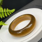 Golden Tiger's Eye Bangle 56MM Jadeification Flashy Cornucopia