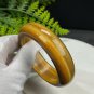 Golden Tiger's Eye Bangle 56MM Jadeification Flashy Cornucopia