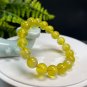 Australia Golden Prehnite Beaded Bracelet 11mm Authentic Icy Transparent Stacking