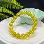 Australia Golden Prehnite Beaded Bracelet 11mm Authentic Icy Transparent Stacking