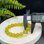 Australia Golden Prehnite Beaded Bracelet 11mm Authentic Icy Transparent Stacking