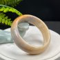 Fossilized Coral Bangle 57+MM Porcelain Luster Jadeification Multi-color Lemon Blossom Phoenix Tail