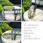 Green Phantom Quartz Bangle 61+MM Icy Translucent Multi-inclusions Ghost Crystal