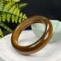Golden Tiger's Eye Bangle 63MM Jadeification Flashy Cornucopia