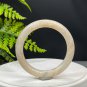 Rare Sunstone Moonstone Intergrowth Bangle 55+MM Icy Flash Blue Light Cat's Eye Round
