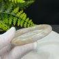 Rare Sunstone Moonstone Intergrowth Bangle 55+MM Icy Flash Blue Light Cat's Eye Round