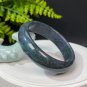 Brazilian Ruby Zoisite Bangle 61MM Blue Green Red July Birthstone