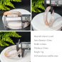 Rare Snowflake Phantom Quartz Bangle 62MM Flake Ice Translucent Orange White