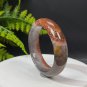 Gray Red Auralite 23 Crystal Bangle 55+MM Flake Ice Translucent Cornucopia Celestial Eye