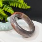Gray Red Auralite 23 Crystal Bangle 55+MM Flake Ice Translucent Cornucopia Celestial Eye