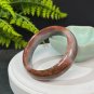 Gray Red Auralite 23 Crystal Bangle 55+MM Flake Ice Translucent Cornucopia Celestial Eye
