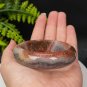 Gray Red Auralite 23 Crystal Bangle 55+MM Flake Ice Translucent Cornucopia Celestial Eye
