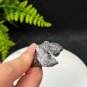 Raw Gray White Crystal Adjustable Ring Transparent Geode Crystal Clusters Silver S925 Handmade