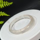 Rare White Rutilated Quartz Bangle 61+MM Flake Ice Transparent Rabbit Hairs