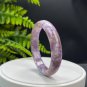 Light Purple Lepidolite Bangle 61MM Flake Ice Flash Crystallization